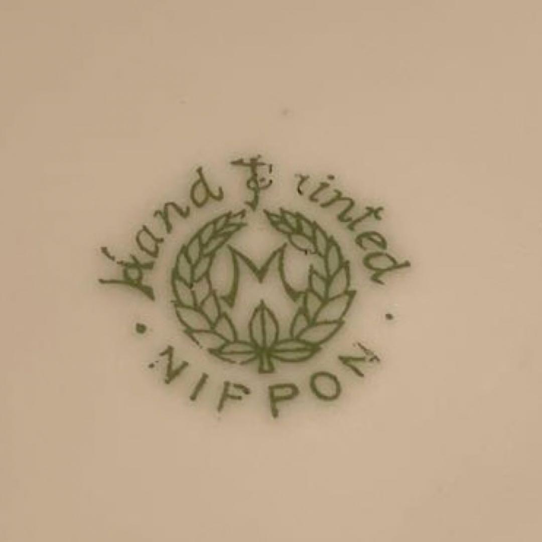 オールドノリタケ 鳥の絵柄 陶磁器皿 金色装飾 オールドノリタケ 金