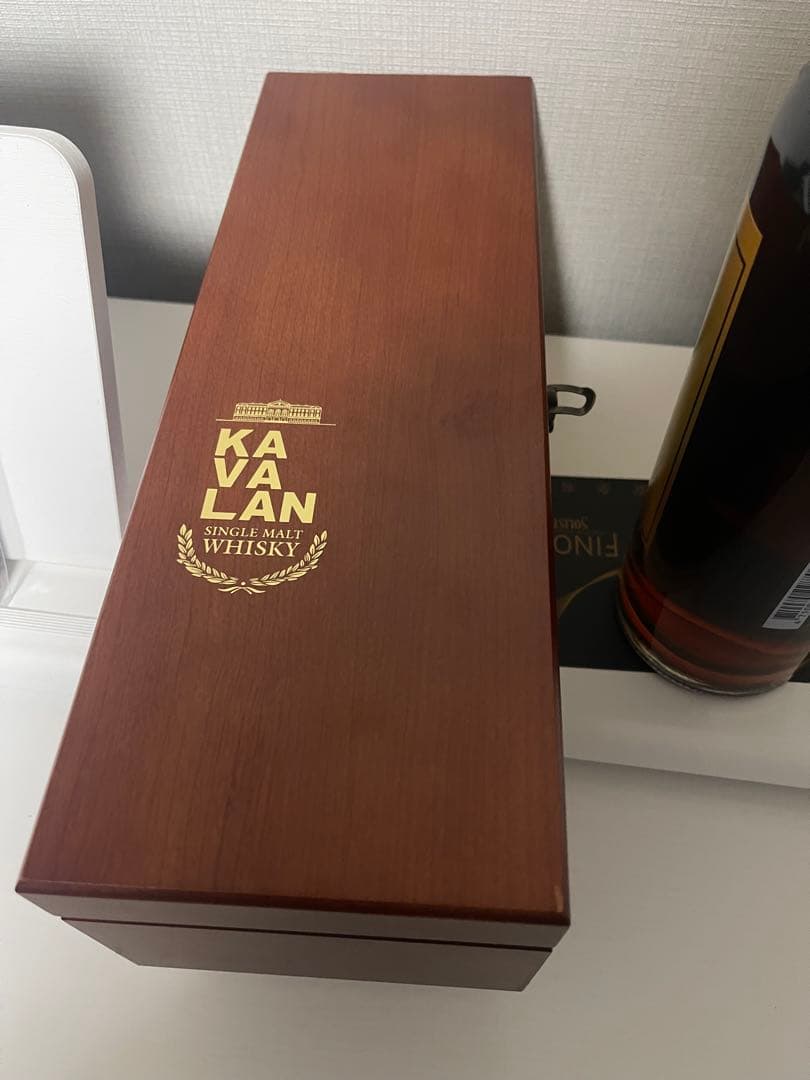 新品未使用 KAVALAN FINO ウイスキー 700ml 木箱入り - ウイスキー最低