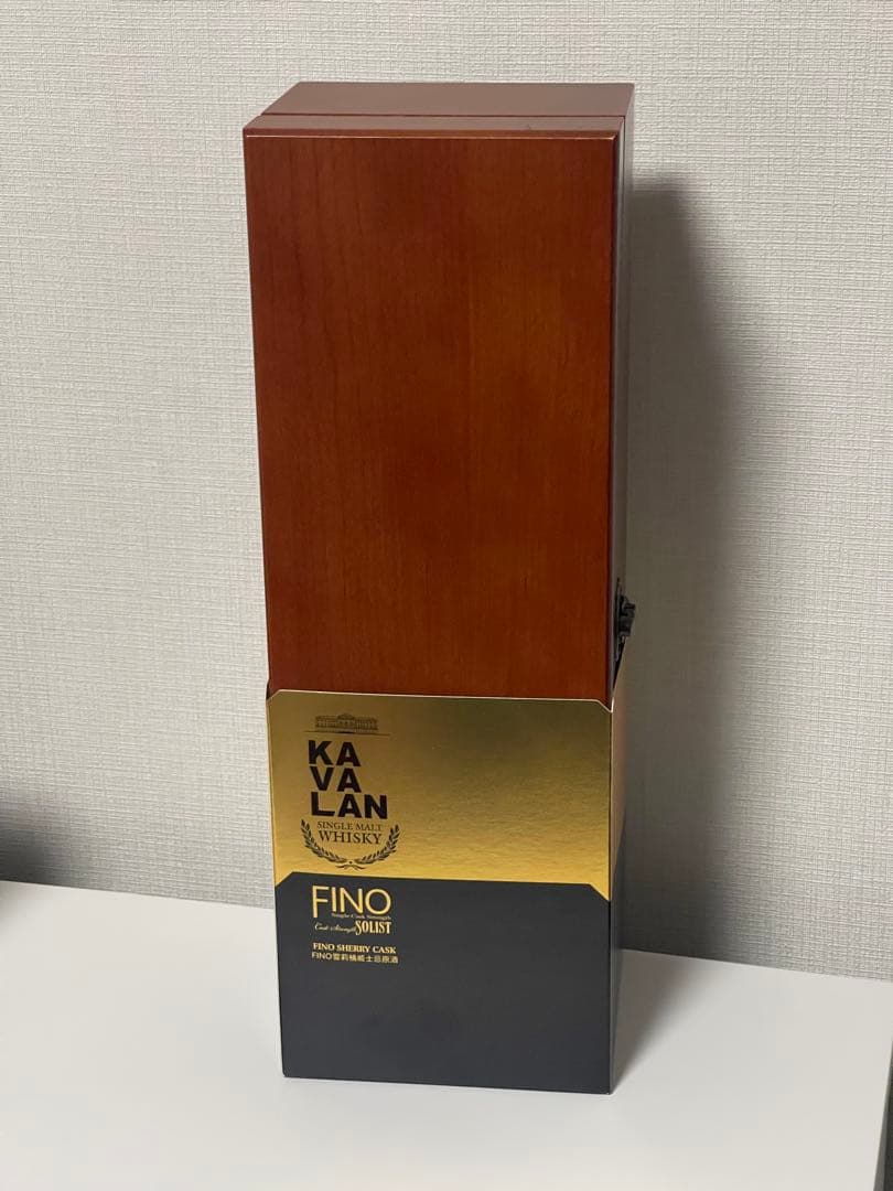新品未使用 KAVALAN FINO ウイスキー 700ml 木箱入り - ウイスキー最低