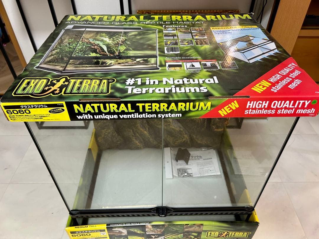 （大型）爬虫類ケージ　ＧＥＸ　エキゾテラ　グラステラリウム　６０６０　爬虫類 287225-2.jpg
