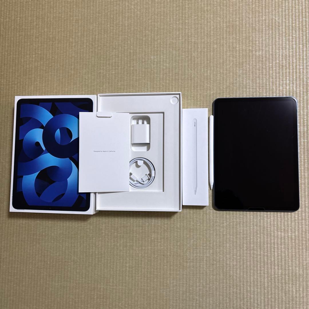 バッテリー100% iPad Air 第5世代 + Pencil 第2世代
