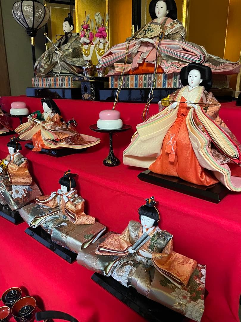 賀茂芳春作 雛人形七段(送料の関係で3つ 全てご購入お願いします) ①/3