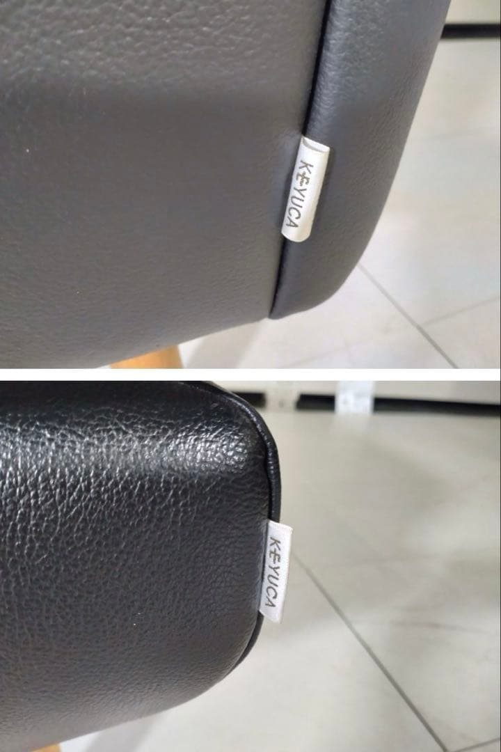 KEYUKA ケユカ 3人掛けソファ& オットマン付 レザー