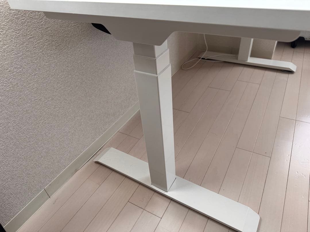 Flexispot E7 ホワイト 140*70 ホワイト天板