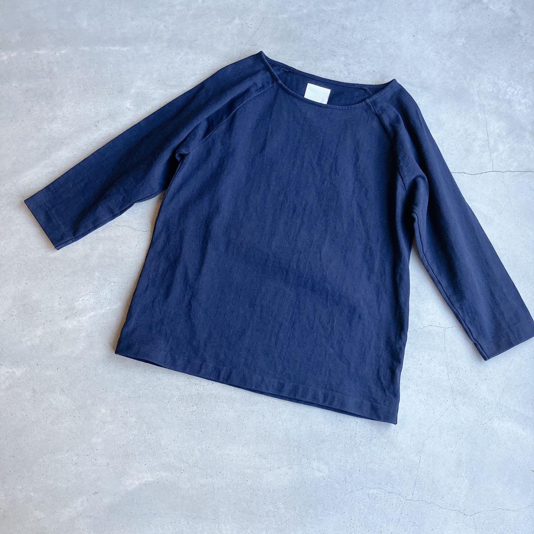 わざわざ パン屋のTシャツ yohaku ネイビー サイズ4｜わざわざ パン屋のt