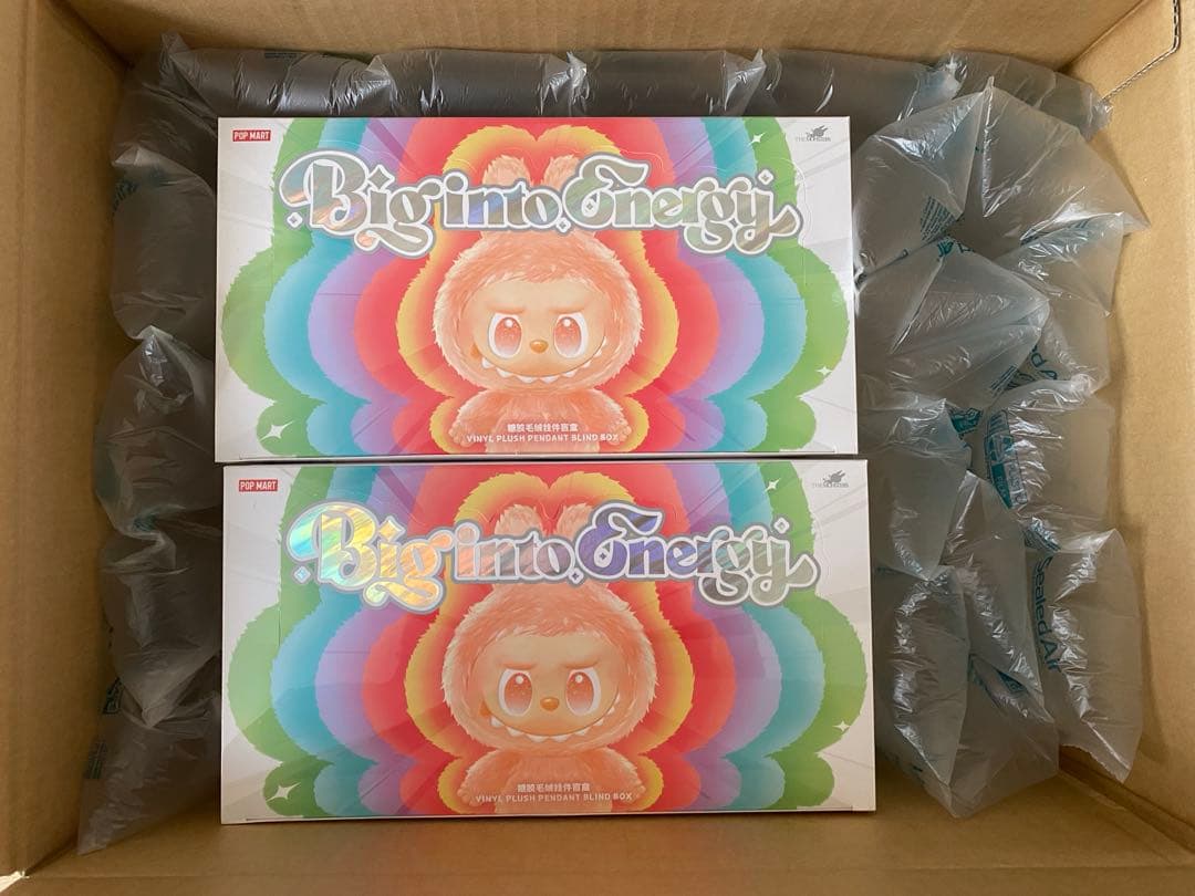 【即日発送！】Labubu Big into Energy アソートボックス2箱 ラブブ Big into Energy アソートボックス 2個 未開封 正規品 ラブブ
