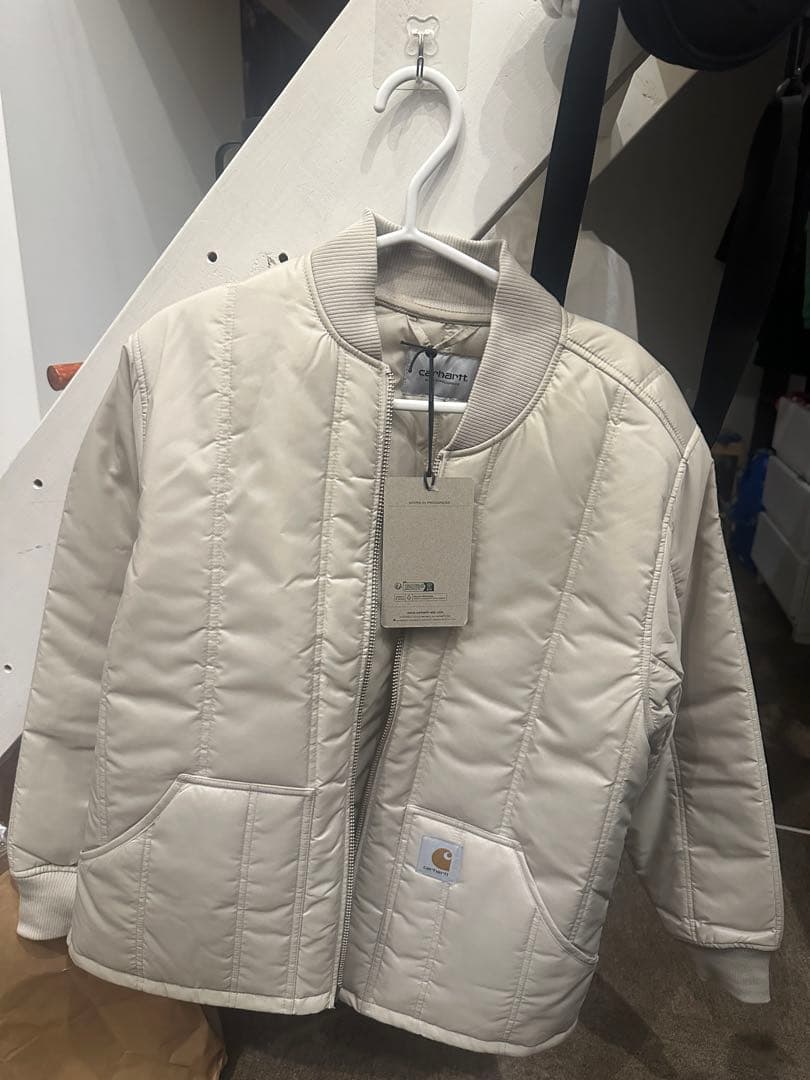 Carhartt ベージュ　ジャケット　SサイズLACHLAN LINER