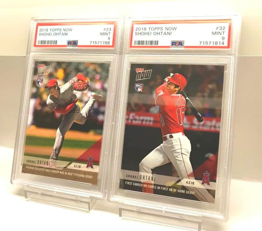 PSA 鑑定済】大谷翔平 2018 Topps 初勝利＆初ホームラン セット
