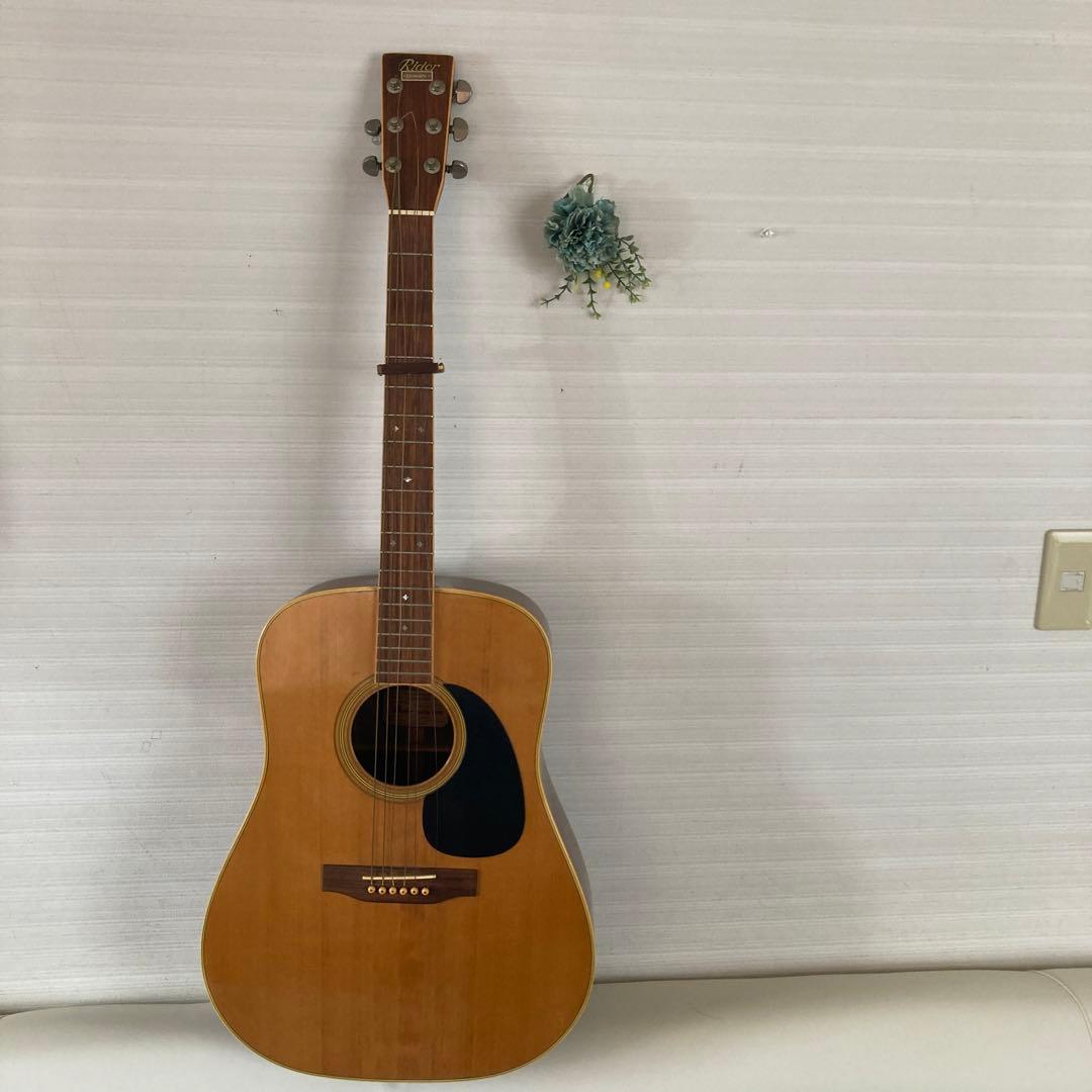 希少品 Rider ライダー CUSTOM MODEL R-300 アコースティックギター 林