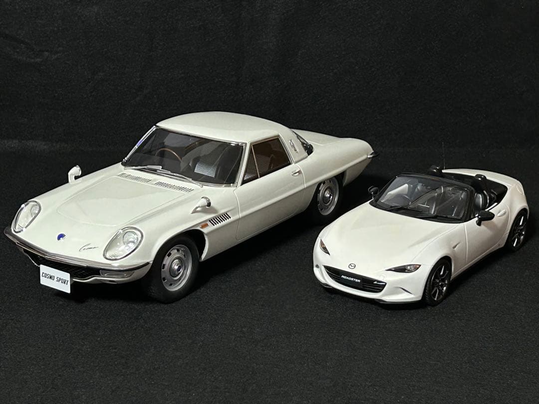 マツダ コスモスポーツ ホワイト 京商 1/12 MazdaCosmosport