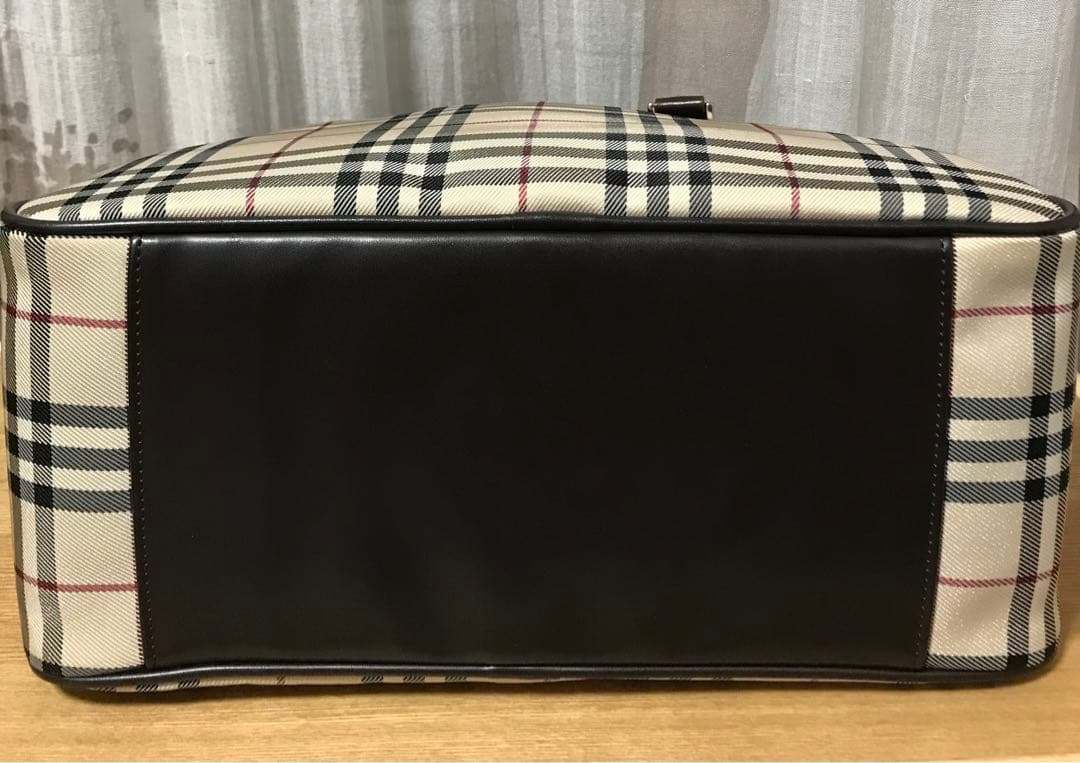 BURBERRY チェック柄 ボストンバッグ