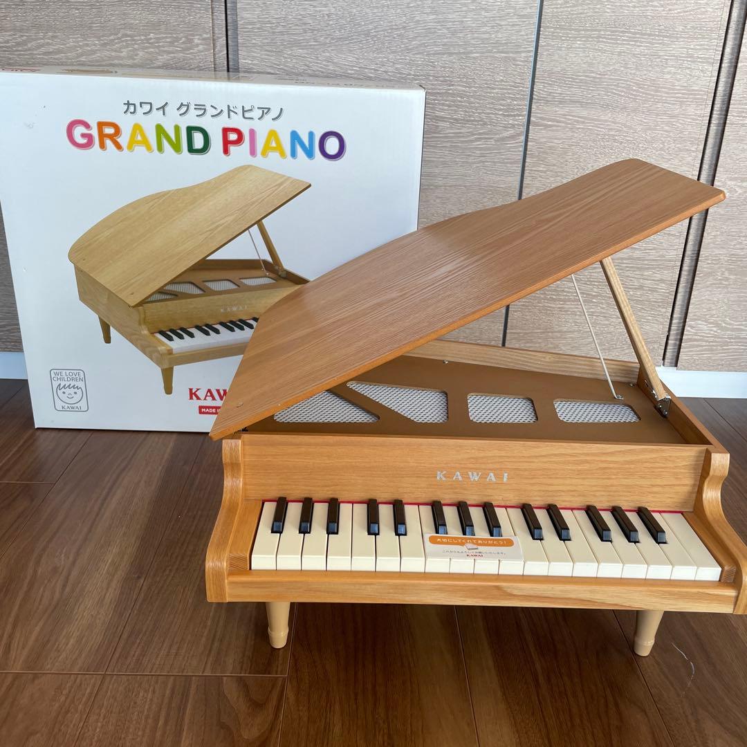 KAWAIカワイミニピアノ　グランドピアノ　ナチュラル　1144点検修理調律済み KAWAIカワイミニピアノ グランドピアノ ナチュラル 1144点検修理調律