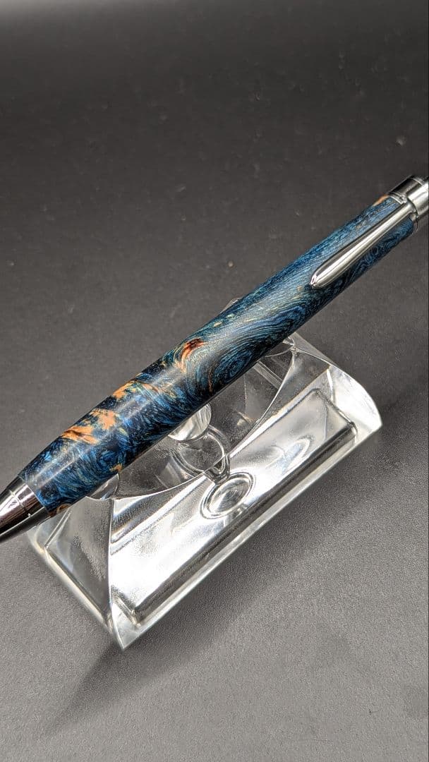 453ペン工房翌檜 スタビライズドウッドバーチバール 木軸シャーペン