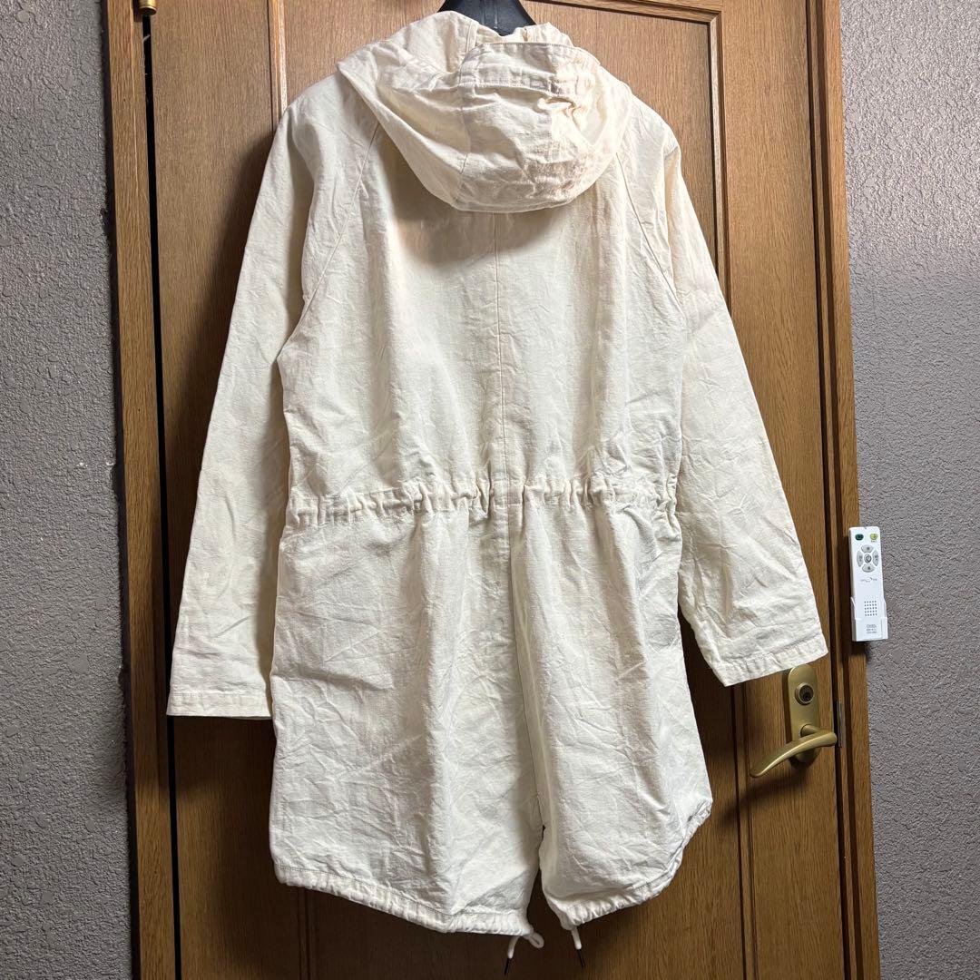 23SS OUTILヴィンテージベッドリネン モッズコートsize2