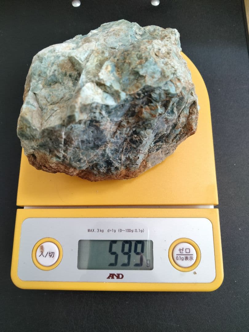 埼玉県宮内砕石場 ニッケルオパール ニッケルシリカ 599g きつね石