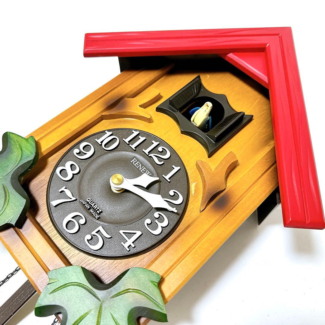 鳩時計 クォーツ カッコー RENEW 動作品