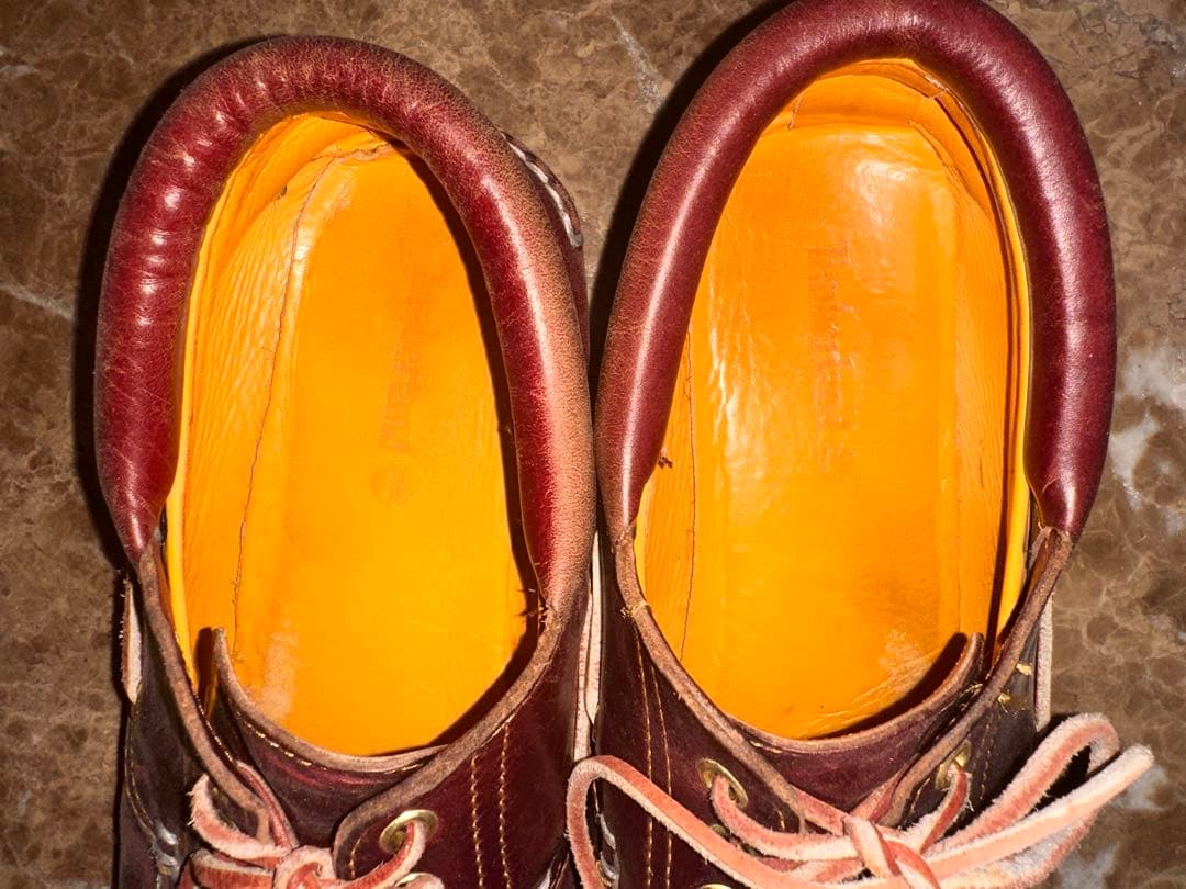 セール中‼️ダークブラウン レザー 3eyeモカシンtimberland