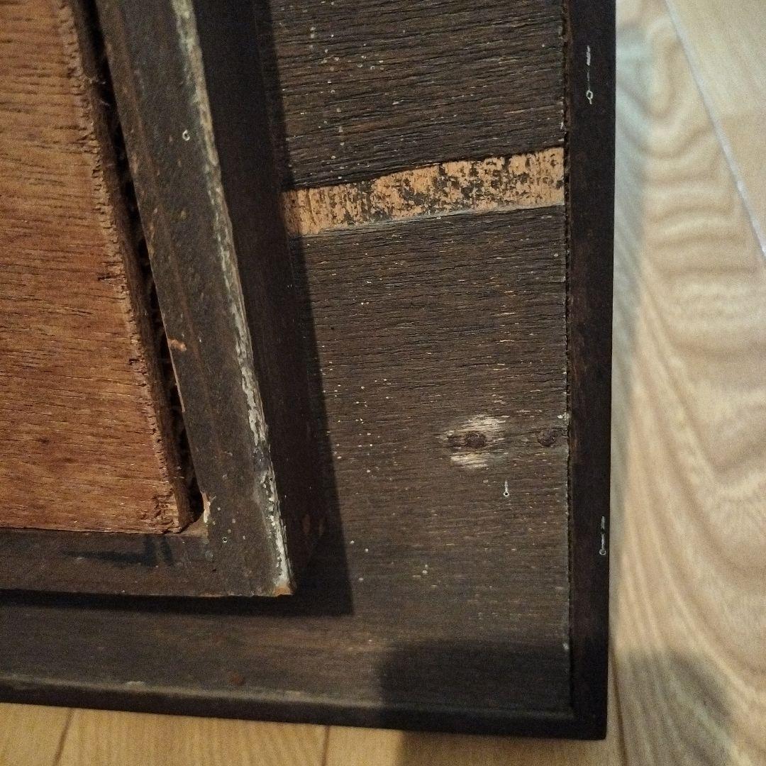 油絵　街並み　額付き