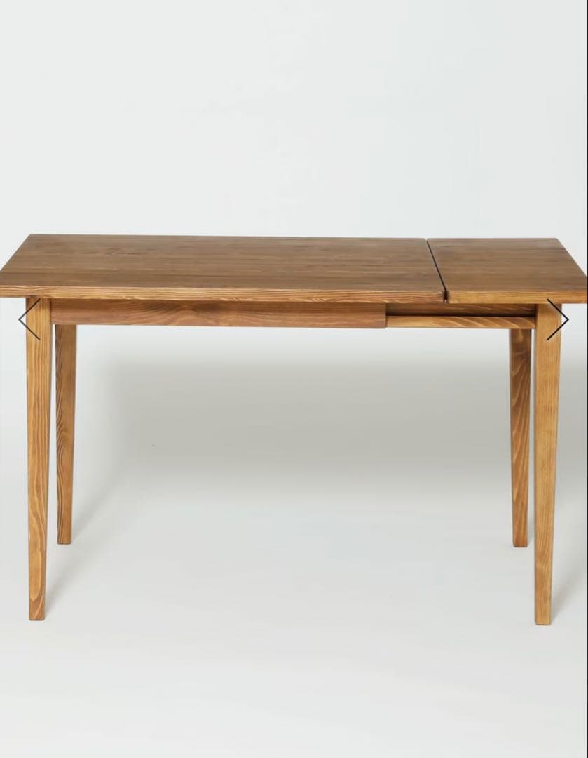 【値下げ】幅90～120cmエクステンション ダイニングテーブル