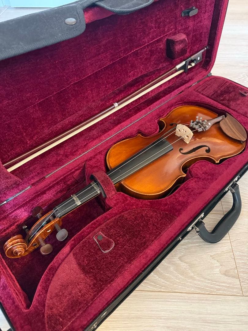 バイオリン 弦楽器 (3/4サイズ) herman Q017A ケース付