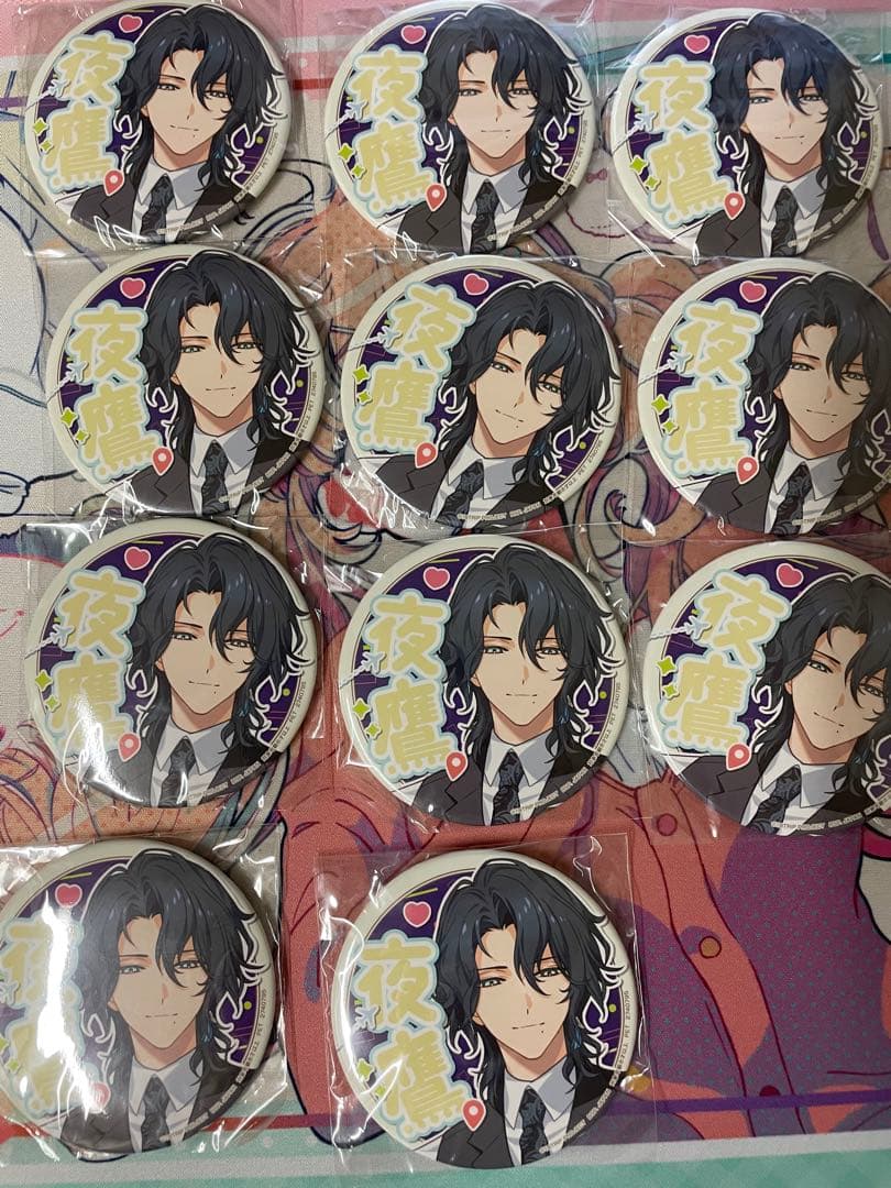 棗夜鷹 18TRIP 応援缶バッジ エイトリ 11枚 棗夜鷹 18TRIP 応援缶