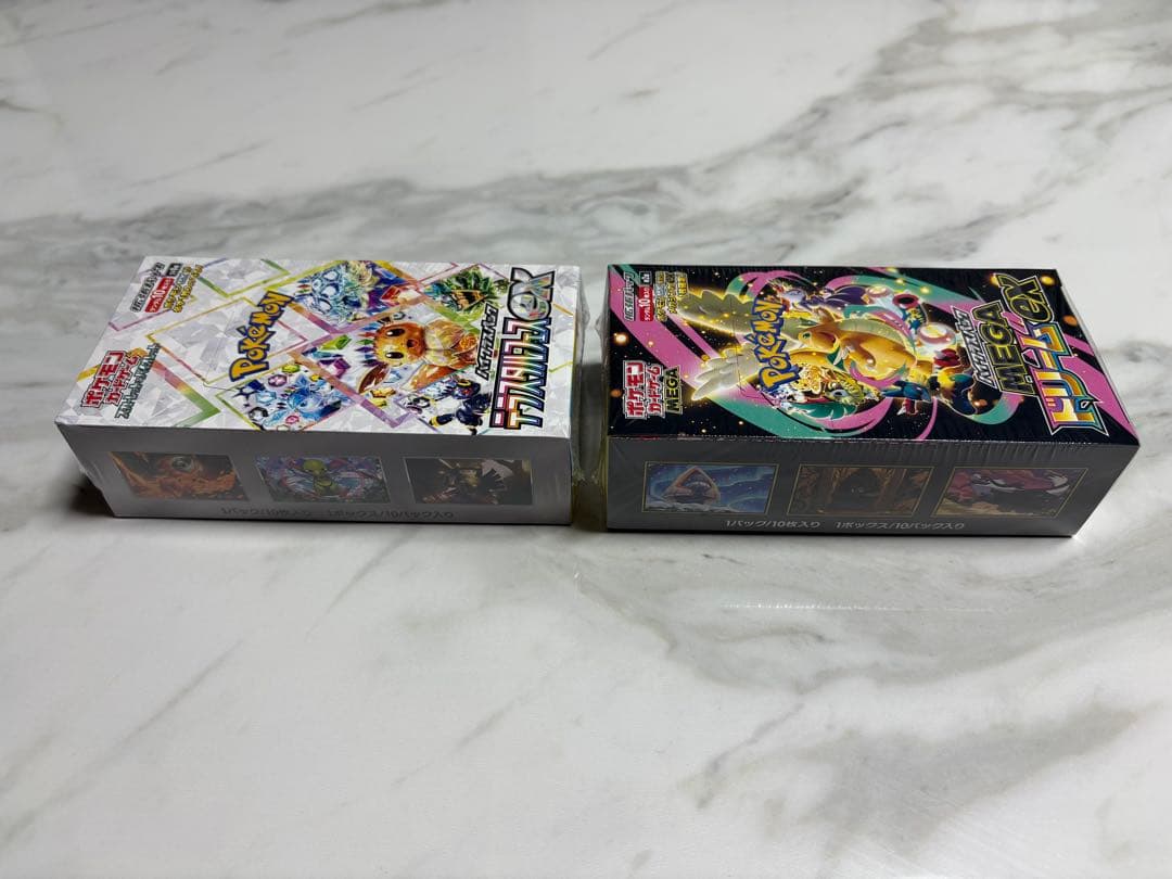 ポケモンMEGAドリームex & テラスタルフェスexシュリンク付き 各1BOX
