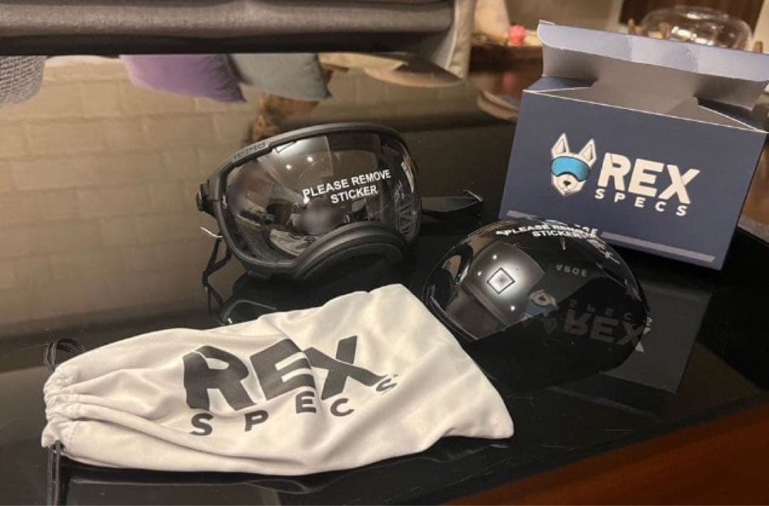 ALPHAICON アルファアイコン REXSPECS ドッグゴーグル ブラック