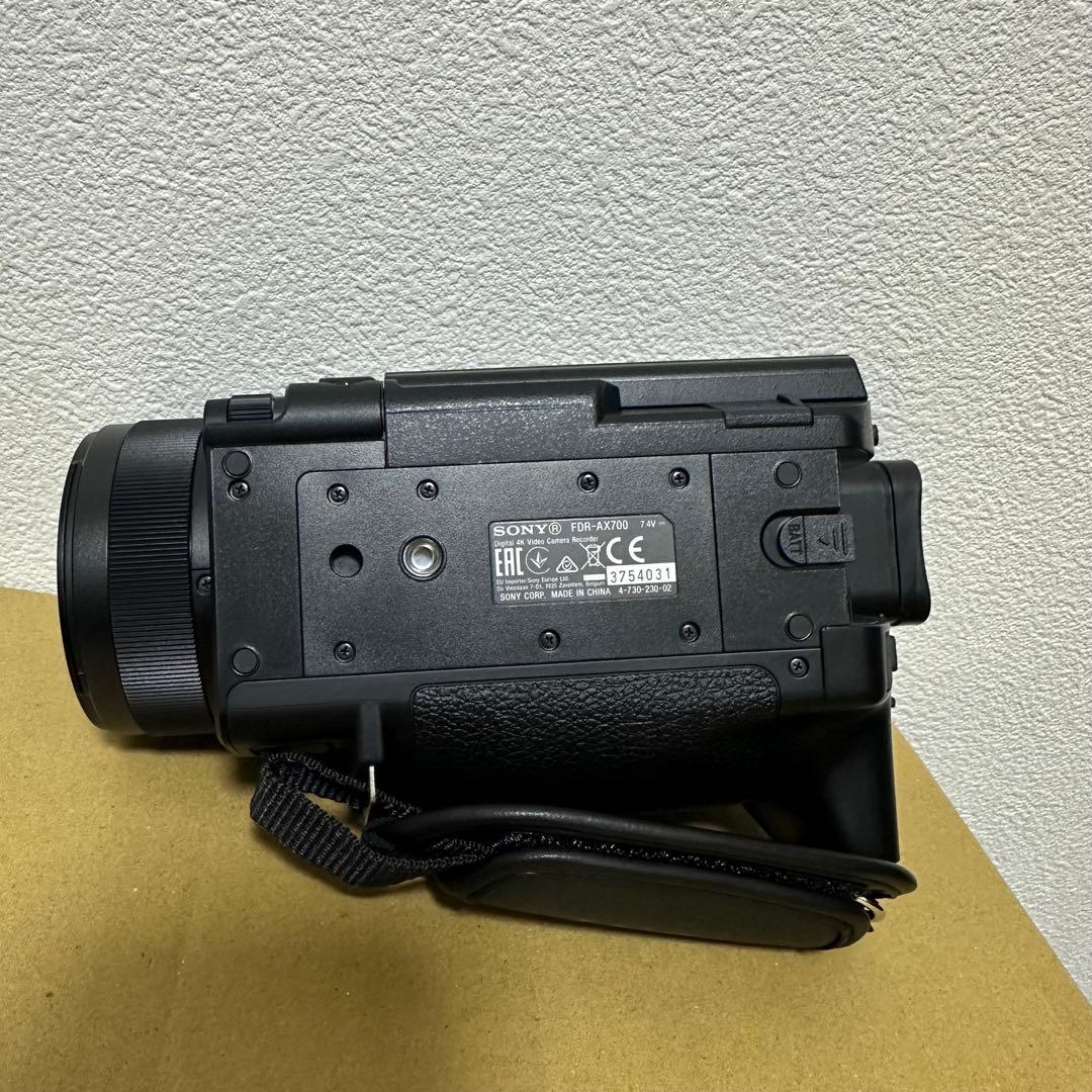 【希少 海外モデル】Sony FDR-AX700 ビデオカメラ 本体 ブラック