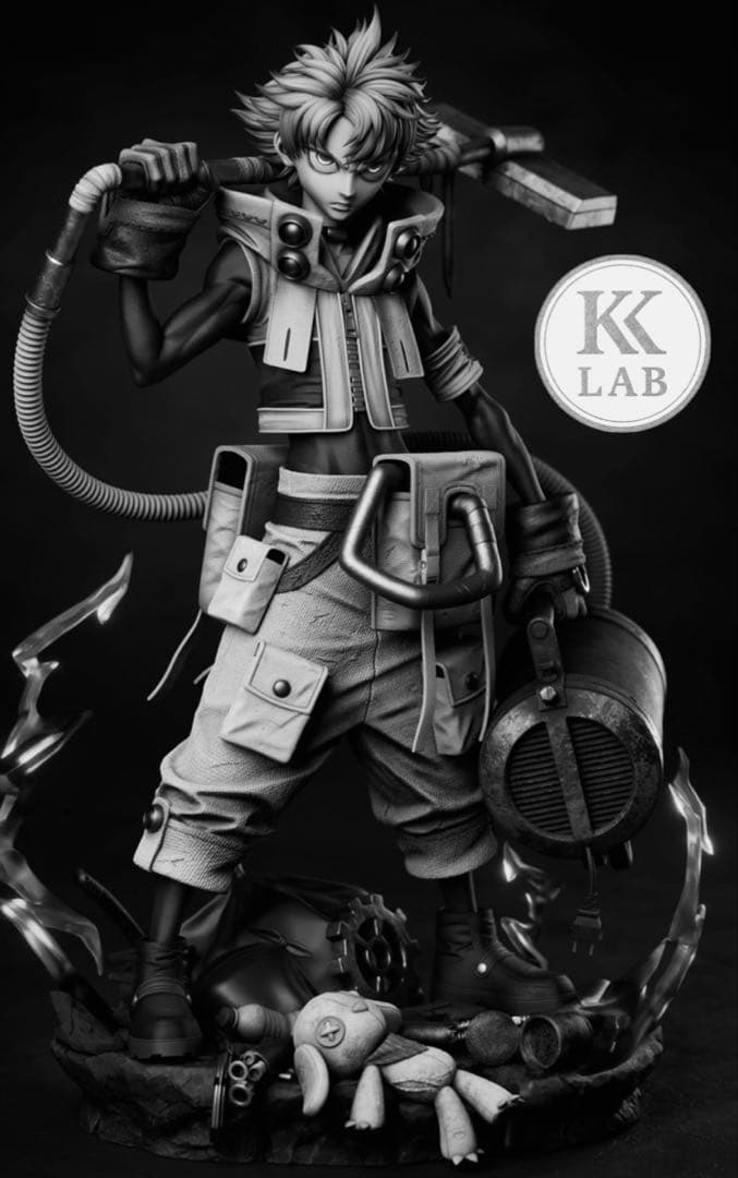 ガチアクタ ルド フィギュア ガレージキット ガレキ 未塗装未組立