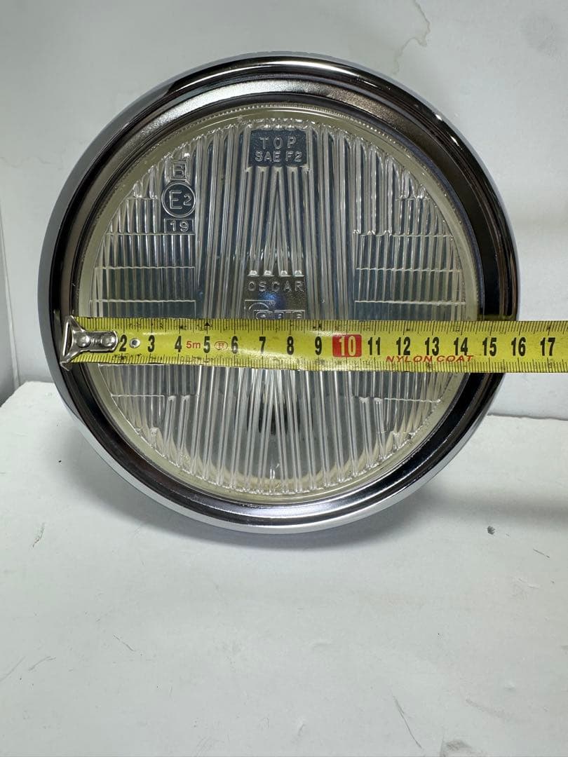 新品/当時物シビエスーパーオスカー凹みレンズ付きヘッドライトASSY