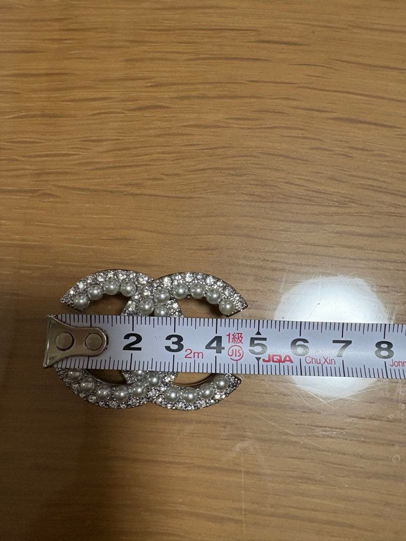 m*5様 CHANEL CCロゴ ブローチ パール ラインストーン