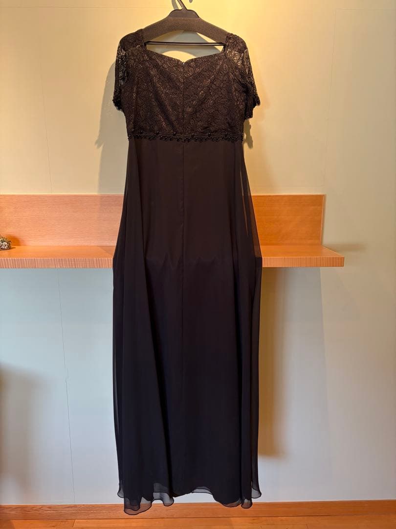 【値下げ】TWEED Dressブラックロングドレス