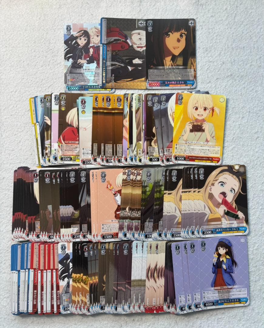 ヴァイスシュヴァルツ リコリスリコイル カード150枚以上まとめ売り