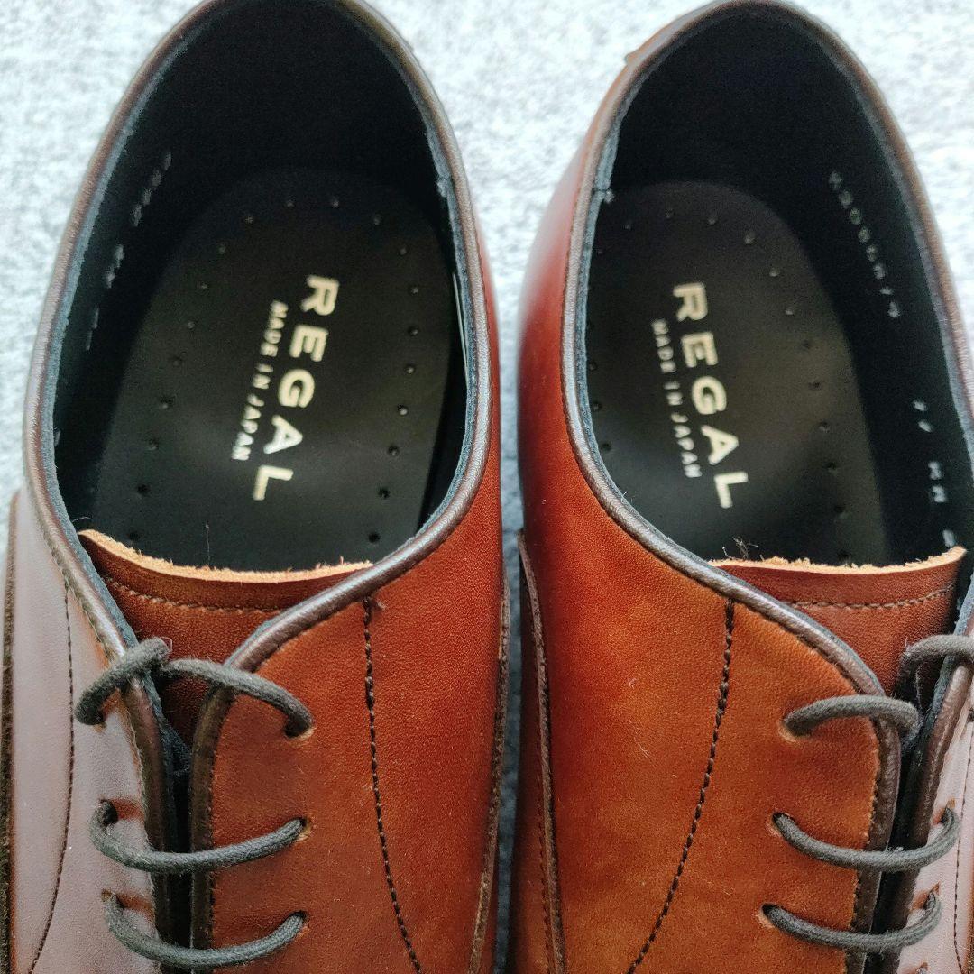 ★新品未使用★REGAL　11KR　【24.5cm3E】ブラウン　茶色