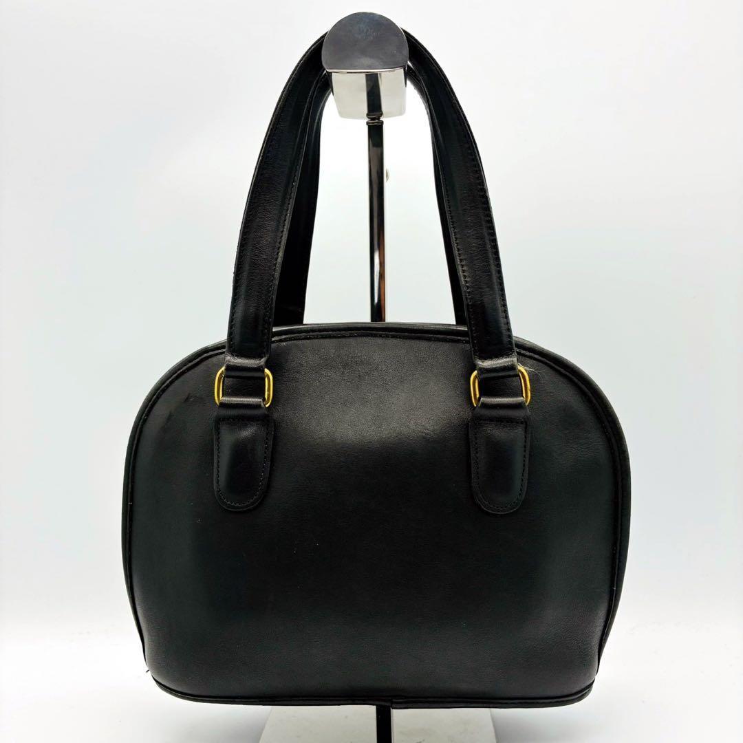 オールドコーチ レザー ハンドバッグ ブラック 黒 USA製 ヴィンテージ