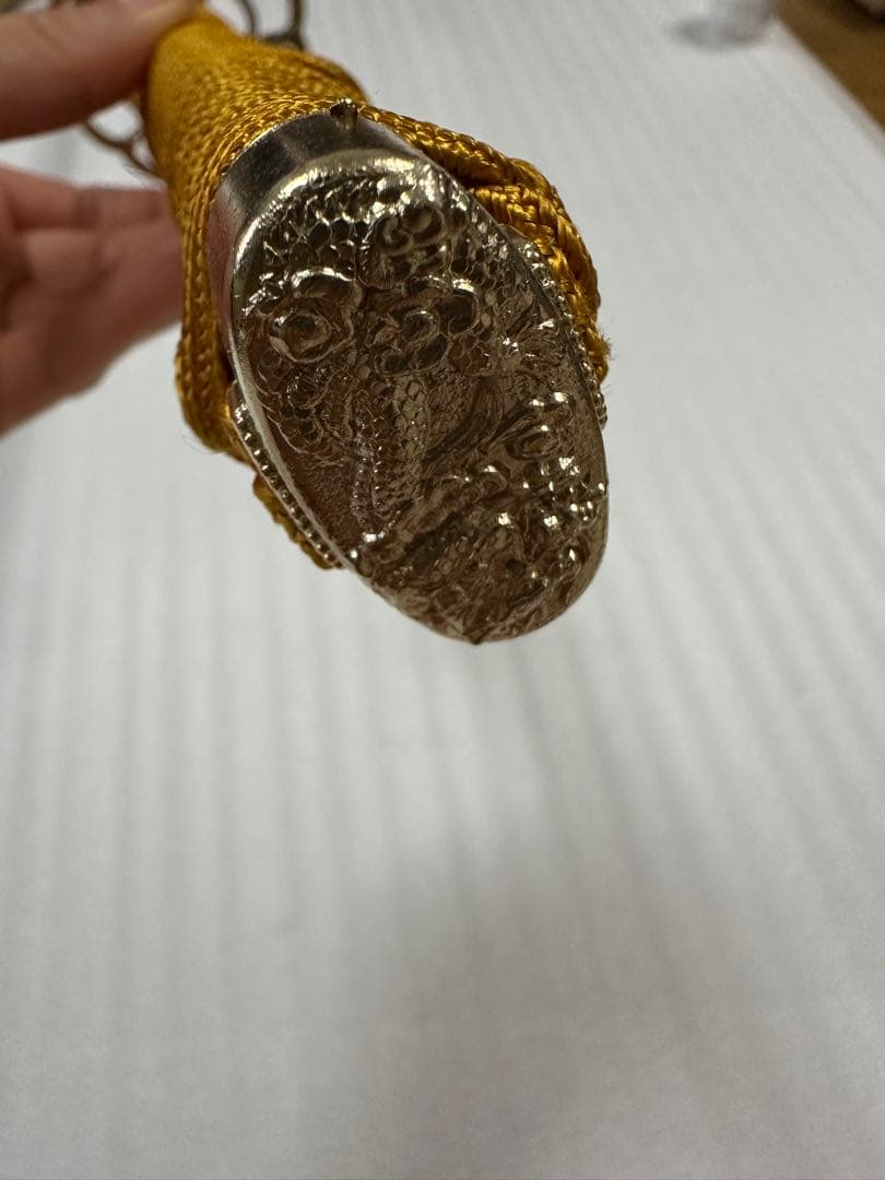 新品 模造刀　打刀 金鞘　コスプレ 鞘付き長さ約105cm 26A3