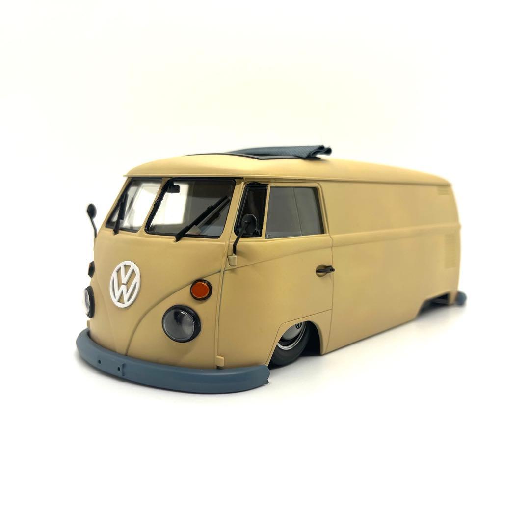 【完成品】ハセガワ 1/24 フォルクスワーゲン デリバリーバン カスタム 完成品】ハセガワ 1/24 フォルクスワーゲン デリバリーバン カスタム