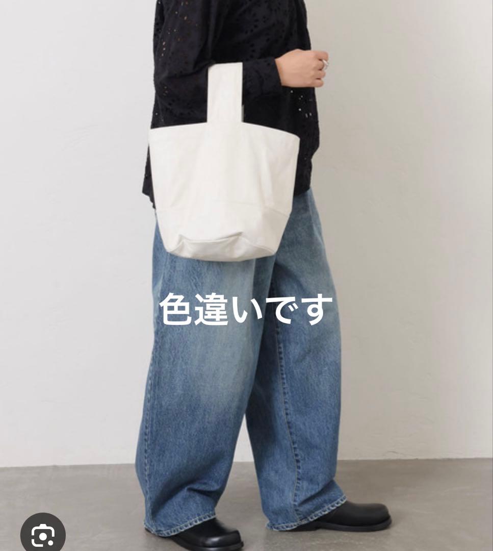 ジャーナルスタンダードラックス フェイクレザーサークルBag M ブラック