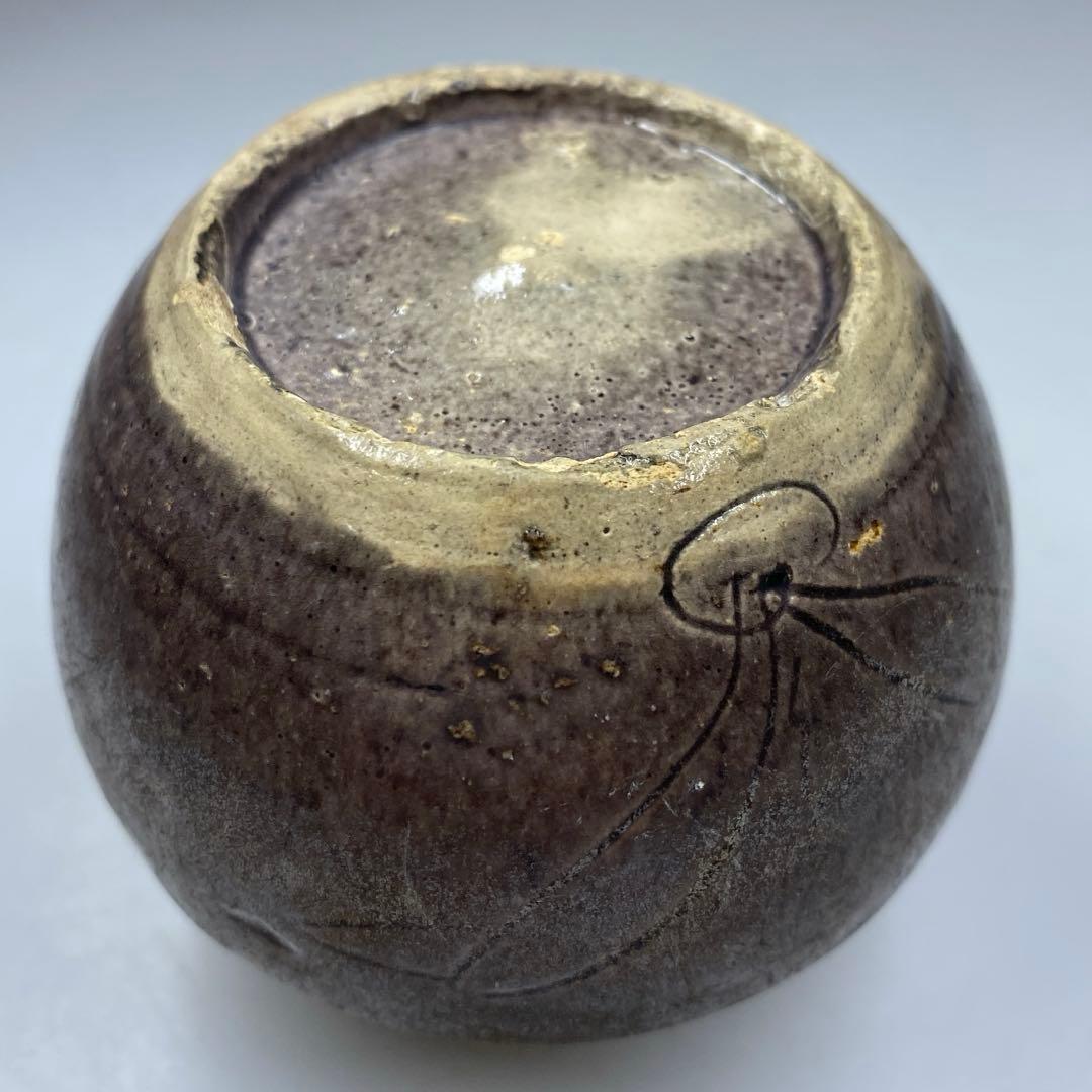 中国清時代　交趾　小壺　高さ6.2㎝　タトチ　東な７-0209☆2F