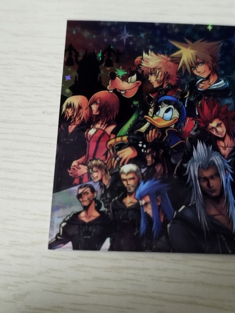 キングダムハーツ　シークレット　アートミュージアム　1-114 箔押し　サイン