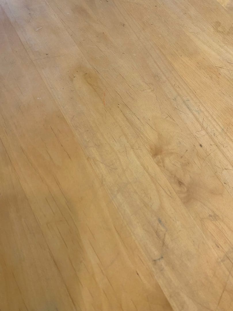 モモナチュラル　アルダー材　オイル塗装テーブル 4人がけ（数日内処分予定）