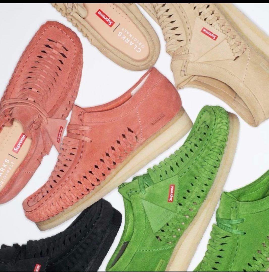 レアサイズ完売　Supreme × Clarks Woven Wallabee