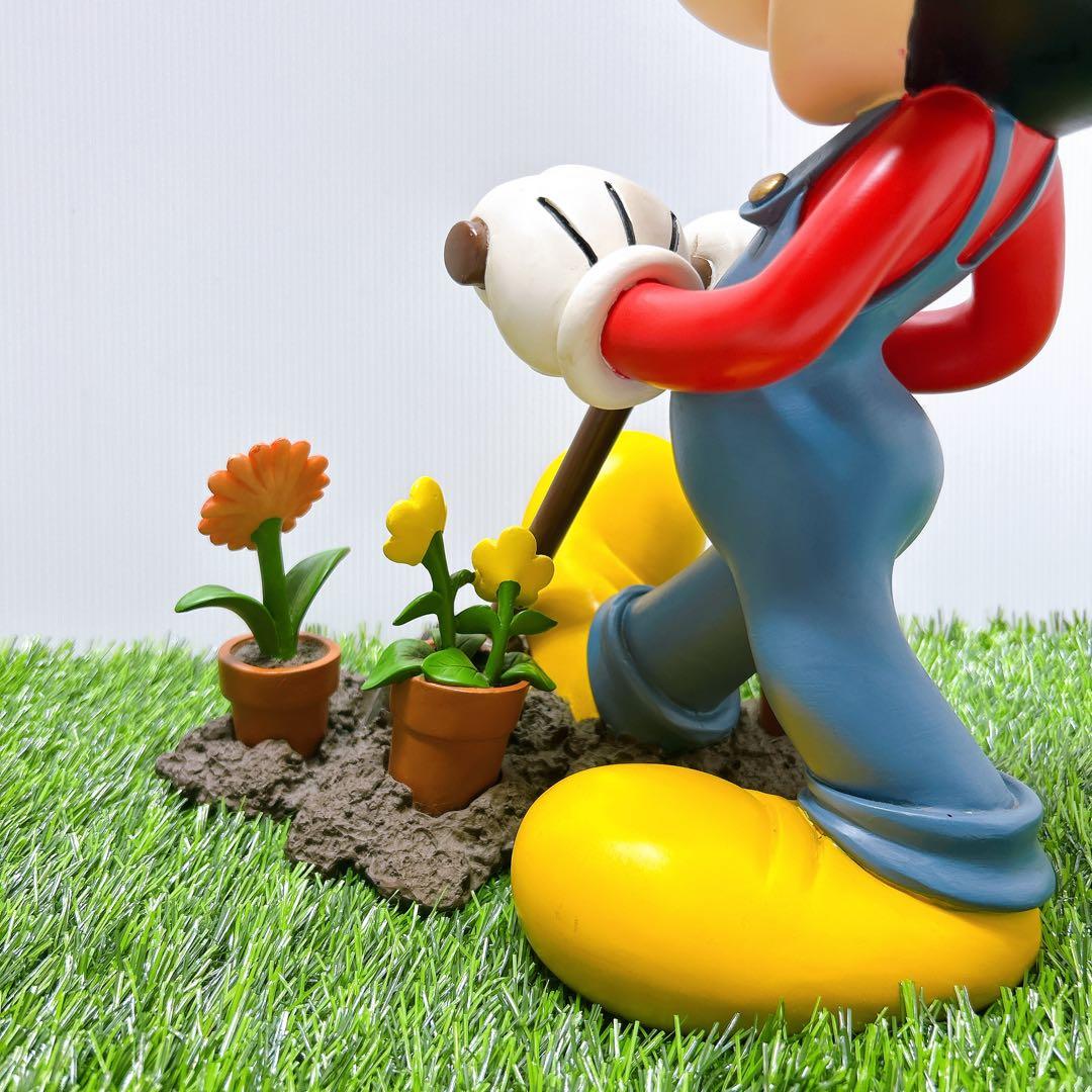 Disney ディズニー ミッキーマウス 陶器 置物 レトロ ビンテージ 希少