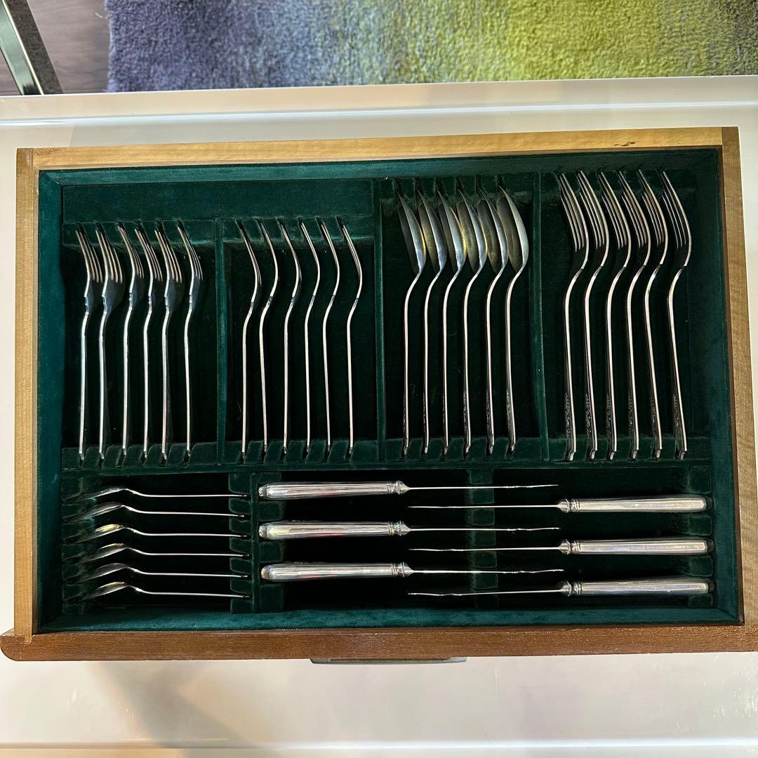 銀製SILVER950 3355gWAKOカトラリー83点セット