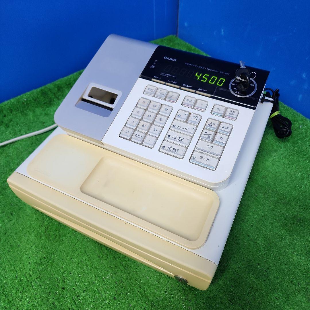 カシオレジスター TE-M80 中古品 人気機種感熱紙 送料無料 706806