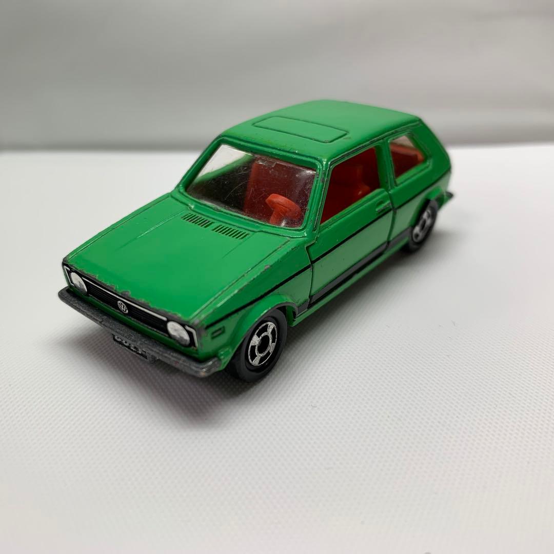 トミカ No.F5 フォルクスワーゲン ゴルフ GLE 日本製 緑色 グリーン