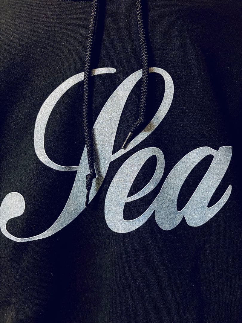 windandsea HOODIE パーカー　シルバーロゴ　刺繍ロゴ　裏起毛　M