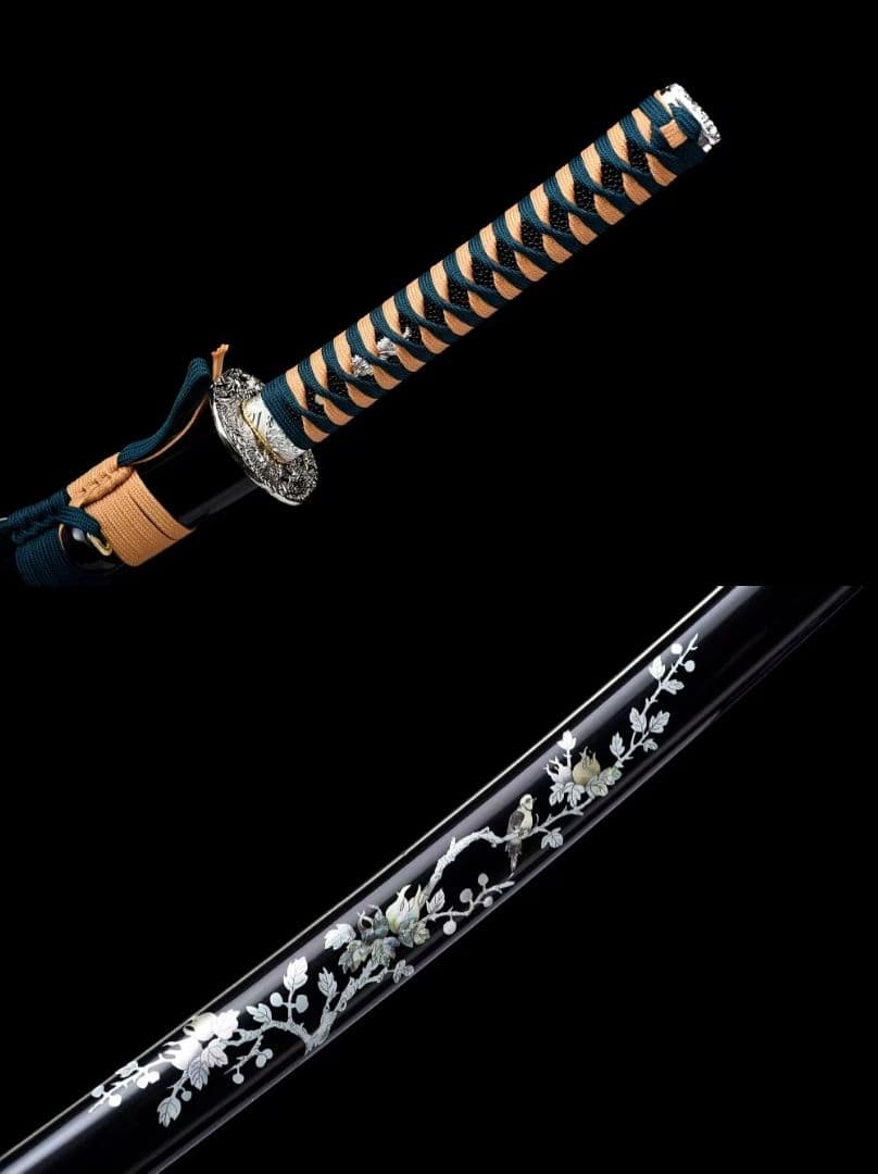 【武士の魂】古兵器 刀装具 日本刀　模造刀 居合刀 武士道 鑑賞用 美術刀