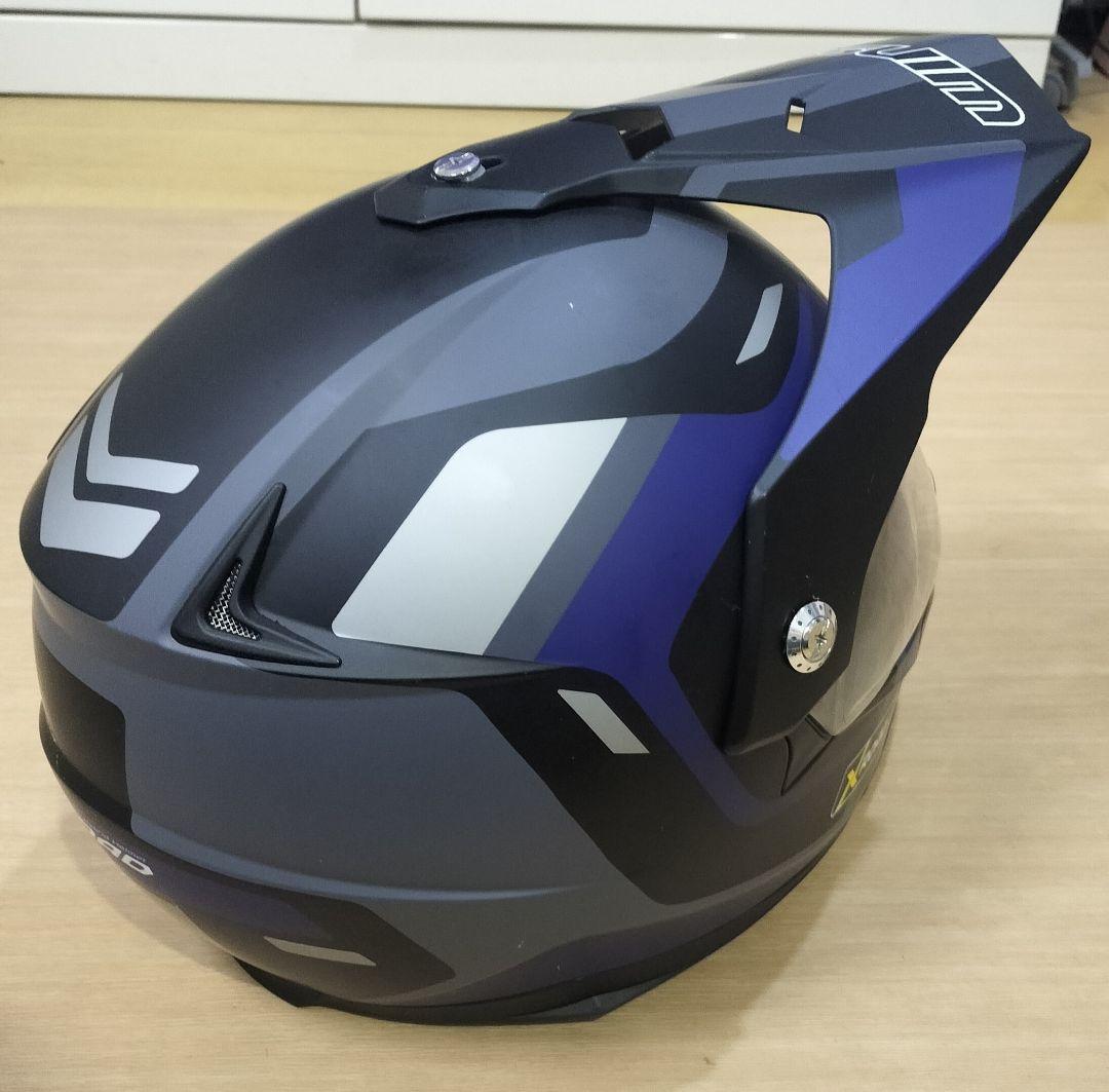 WINS X-ROAD FREE RIDE マットブラック × ブルー Mサイズ