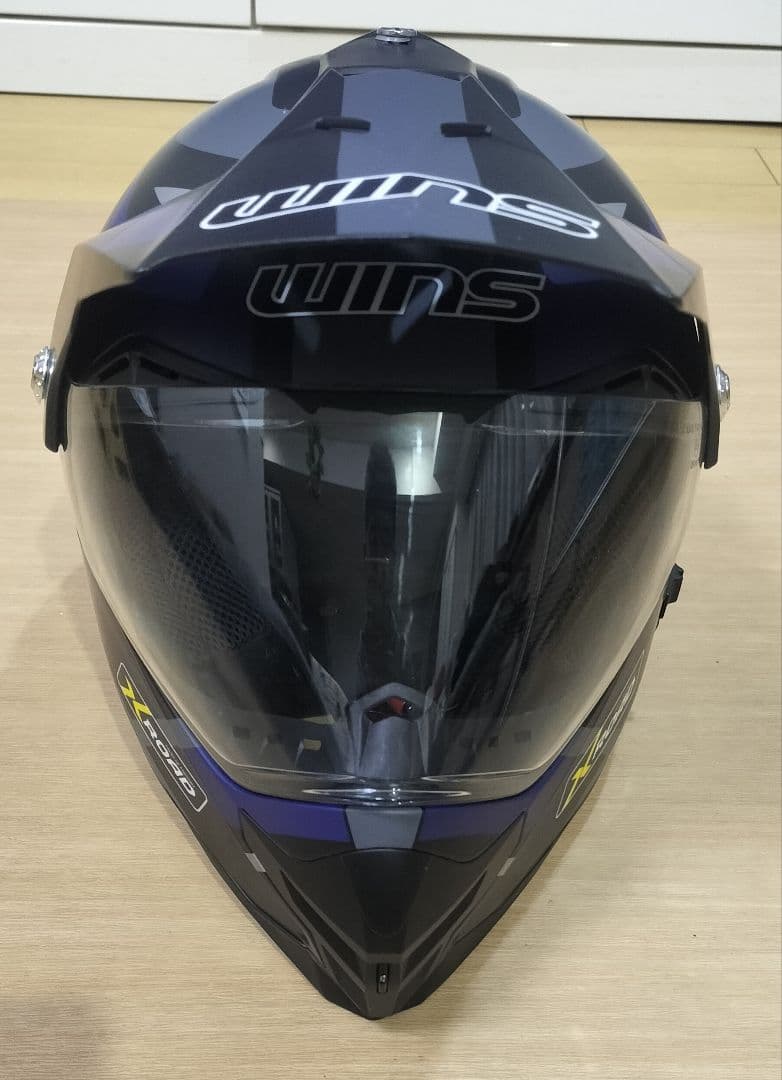 WINS X-ROAD FREE RIDE マットブラック × ブルー Mサイズ